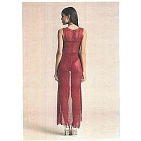 Chainmail Sleeveless Knit Cover-up - Picture 2 of 2